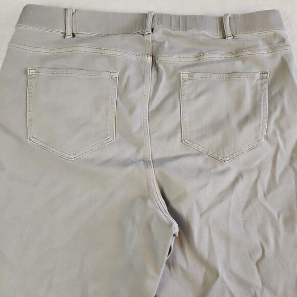 J. Jill Denim High Rise Cropped Pull On Jeans Womens Size 18 P Petite Light Gray - Picture 9 of 11